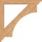 Ekena Millwork Westlake Traditional Smooth Bracket w/ Offset Brace, Western Red Cedar, 5 1/2"W x 38"D x 38"H BKT0604X38X38WTL01SWR - alternate 3